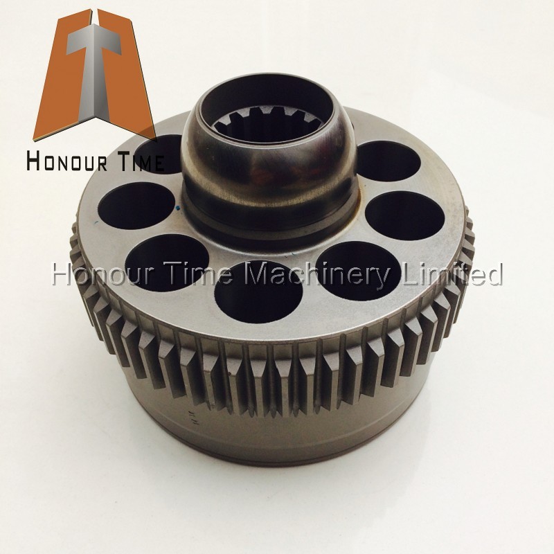 SK350-8 Barrel With Valve Plate for M5X180CHB Swing Motor parts
